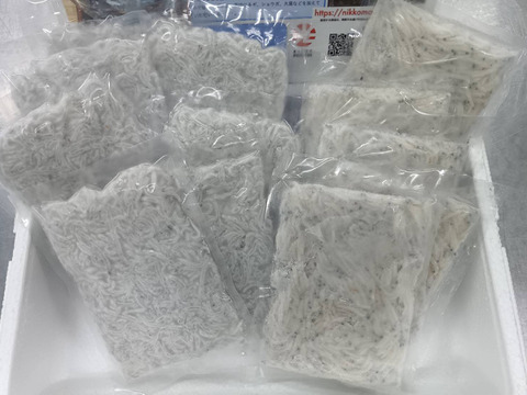 冷凍生しらす(100g×5袋)＆釜揚げしらす(７０g×7袋)セット