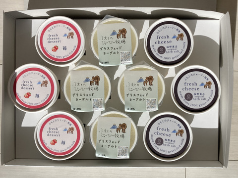 【冬ギフト】ヨーグルトとフレッシュチーズ2種セット