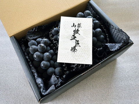 今年度最終出荷❗山梨県 巨峰の町 牧丘町【紫黒色の宝石】【最高峰牧丘の巨峰】1kg【2024年10月1日～発送】