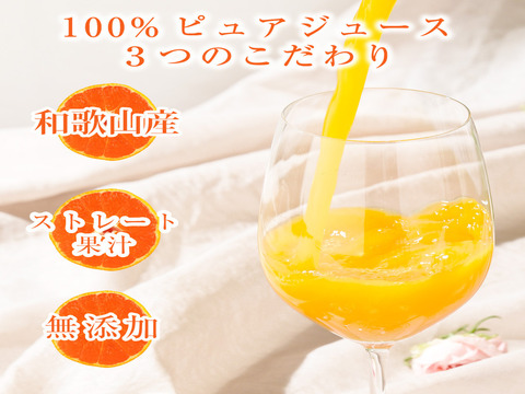 【贈答に!!】和歌山産100%ストレートジュース750ml×3種飲み比べ