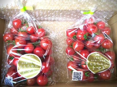 まるでフルーツ！薄皮新食感！【ももちゃんトマト】0.7K