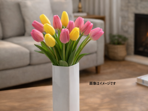 ラッピングチューリップ　20本束（花色おまかせ）　　※北海道・沖縄県配送不可※