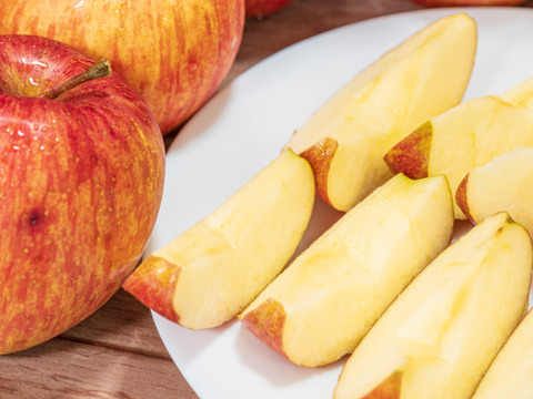 【完売】訳あり・有袋ふじ 5kg（12〜28個）特別貯蔵 スマートフレッシュ 食感シャキシャキ！爽やかな甘さ！