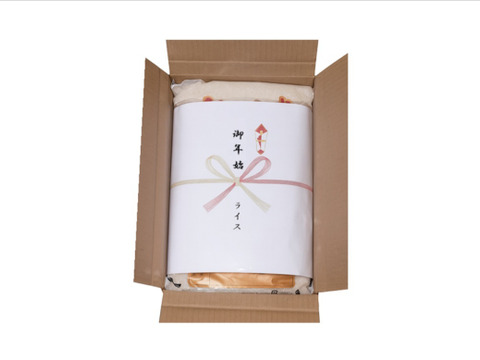 【冬ギフト】【のし対応】【即日発送】新潟・長岡とちお産 棚田米コシヒカリ 4㎏（2kg×2袋）／贈答仕様・送料相当分値引き中