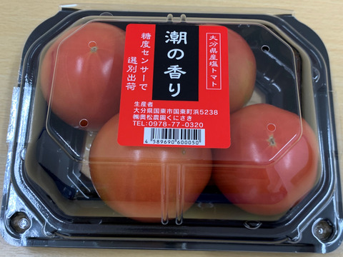 ★★高糖度　『潮の香りトマト』1kg(F)
