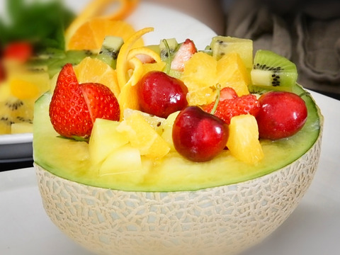 【父の日ギフト】1玉入り外まで甘いマスクメロン