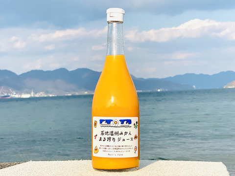 【ギフト箱】石地温州みかん まる搾りジュース（720ml×3本入り）