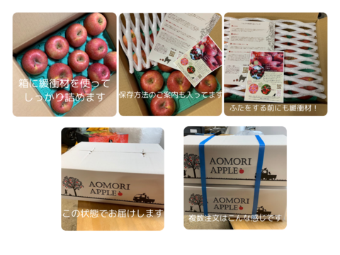 ～🍎青森りんごを直送🍎～　化粧箱入り　大玉『完熟サンふじ・金星』５Kg　１２個入り