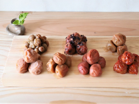 【母の日ギフト】最高級紀州南高梅7種類食べ比べセット