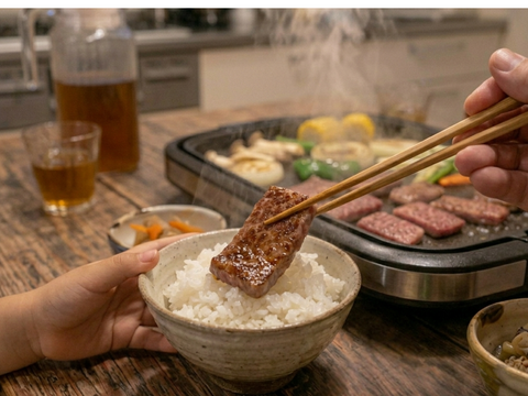 「そうだ、今日は焼肉にしよう。」｜黒毛和牛　肩ロース焼肉300g×2パックセット