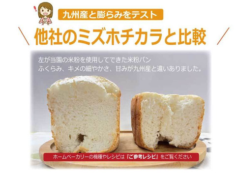 ミズホチカラ パン用米粉 20kg (5kg x 4) 2023年度産 業務用 キメ細かく甘みのあるパンに！ 日本人に優しい穀物 名水百選 岡山の高原産 グルテンフリー ホームベーカリー 米粉パン