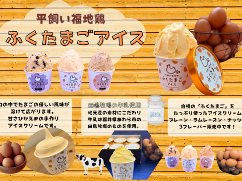 平飼いふくたまごアイス／アソート(６個セット)