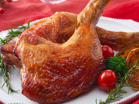 【完売しました】【★クリスマスにオススメ★】鳥好オリジナル骨付き燻製チキン【クリスマスパーティーに♪】