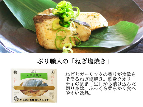 【鹿児島産ぶり冷凍】漬け焼き魚・ ６種類セット