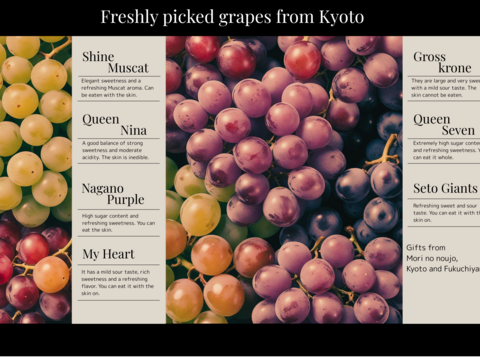 クイーンセブン – 一粒でスイーツ級、驚きの甘さの赤ぶどう