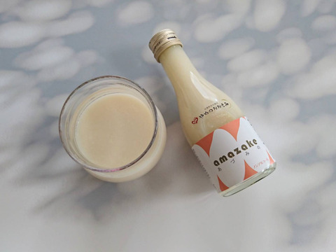 【４０％オフ】【冬ギフト】貴重なオーガニック米で作った飲む美容液！【無添加・ノンアルコール】風さやか　米麹甘酒１８０㎖ ５本セット