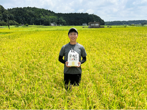 【令和7年新米】8月上旬発送！お弁当や和食に合う「ふさおとめ」10kg（精米）自家製米ぬかと有機質肥料で育ったお米