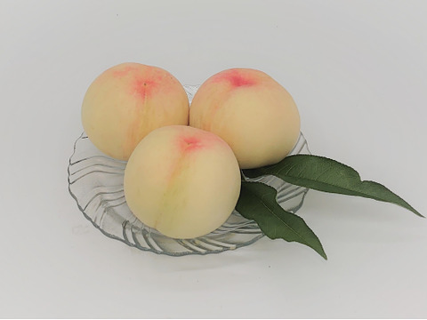 果汁たっぷり！清水白桃に次ぐ人気の新品種・おかやま夢白桃(1.5kg 5～6玉)