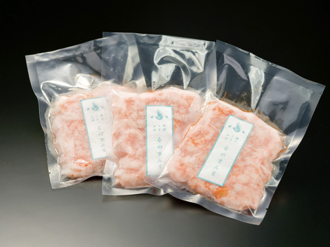 【福袋】ふくい甘海老1パック(袋入り)+そのまんま甘海老の剥き身3袋