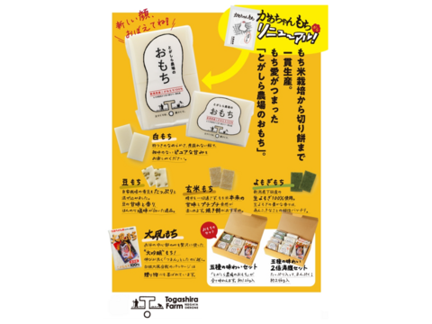 ❝もち愛❞がつまった餅【豆もち】1袋8枚入（400g）新潟県産こがねもち使用 杵つき 生切り餅 無添加餅