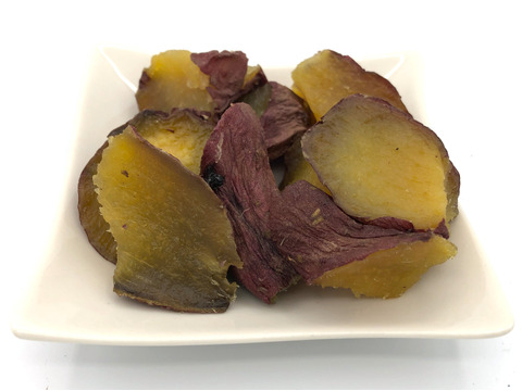 【自然栽培】のサツマイモ紅はるかで作った甘くておいしい皮つき『干し芋乱切り』（200g×10袋入）