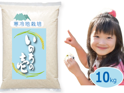 【令和7年 新米予約】特別栽培米 3回日本一品種 いのちの壱 10kg 白米 岡山の雪国産