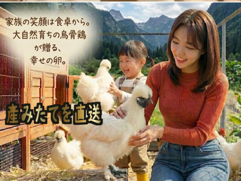 【食べ比べ】衝撃のおいしさ　希少な烏骨鶏＆濃厚黒どりネラ （計20個）16個＋破卵保証4個