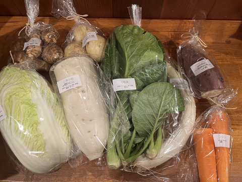 自然栽培野菜一人暮らしの方にオススメセット【7〜9 種類】