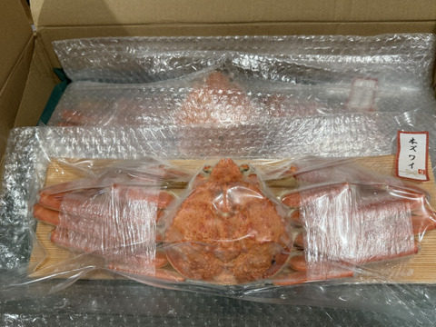 ～日時指定可～茹で本ズワイガニ（中サイズお得な2杯セット）”茹でたて特殊急速冷凍品”