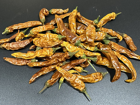 【乾燥唐辛子】日本古来からの辛さ！黄金唐辛子（総量20g）農薬・化学肥料不使用