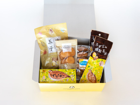 発酵育ちうずらの贅沢ギフトボックス（熨斗対応あり）〔うずら生卵・うずら燻製玉子2種・うずら卵のお菓子〕