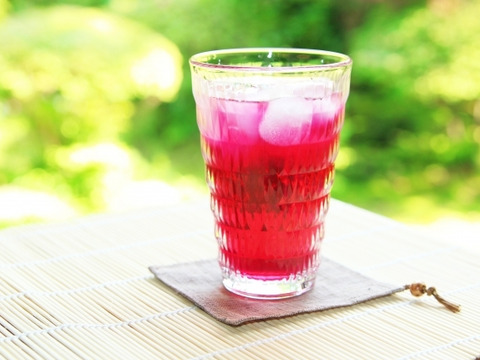 【栽培期間中　農薬不使用】目もカラダもいたわる薬味！赤紫蘇（80サイズの箱にはいるだけ！）