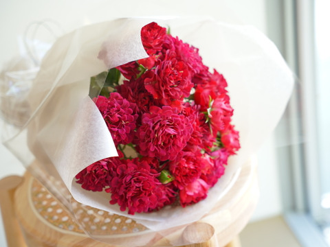 ＜母の日限定＞ ユニークローズ #紅華美の花束