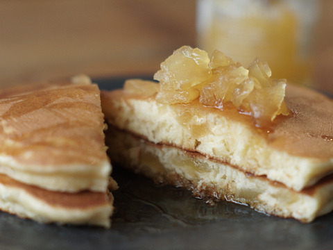 食感残る！「りんごのコンフィチュール」135g×3個