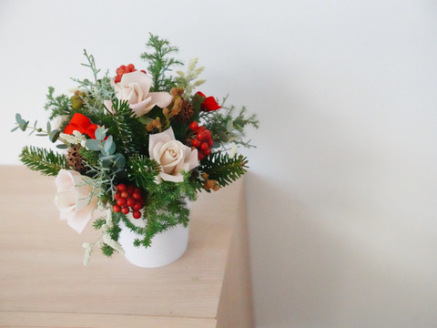 クリスマスのアレンジメント