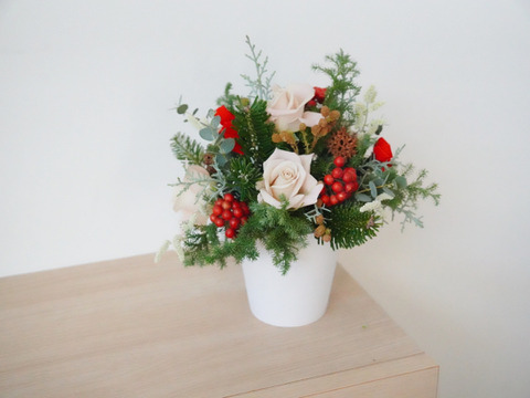 クリスマスのアレンジメント