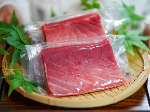 【職人技が光る】手切りだから旨い！本マグロ大トロ＆メバチマグロ中赤身【急冷国産天然生】500g前後食べ比べセット（100~400g×2～3パック）