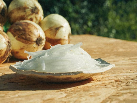 〔2026年1月下旬から発送開始〕1年に1度だけ、感動の甘さ！『葉付きサラダ玉ねぎ』2㎏┃葉付きで丸ごとお届け！