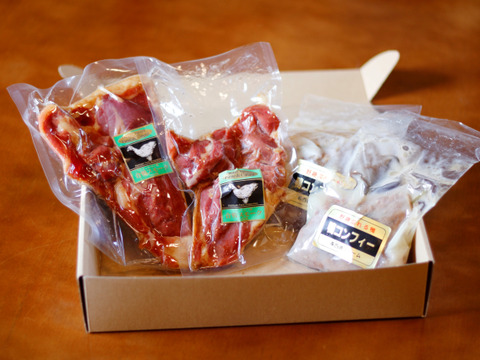 かすみ鴨スモークムネ・モモ&コンフィセット【熨斗付き対応可能】