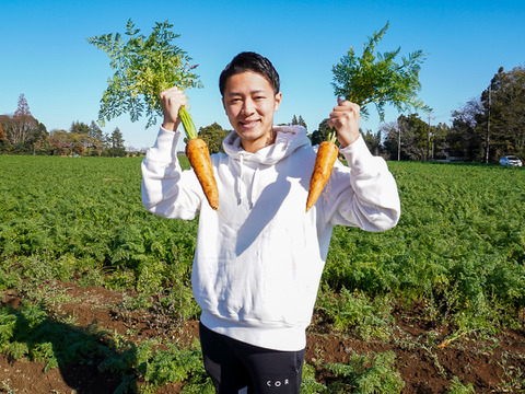 新鮮☆安心！春夏にんじん10kg☆掘りたてを直送！！