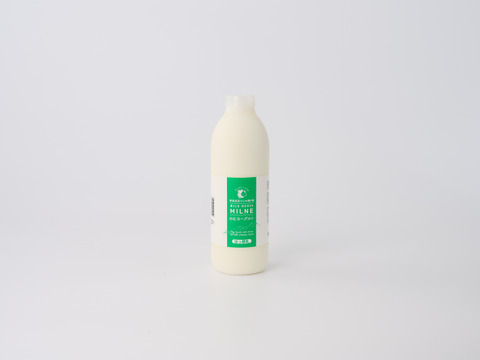 牛乳本来の自然なおいしさ！『ミルン牧場の特選牛乳＆飲むヨーグルト』のセット800ml×各2本(計4本)