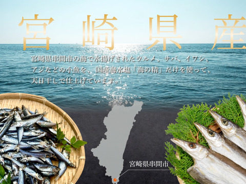 【海の精×天日干し】無添加干物セット（カマス６枚・小魚500g）