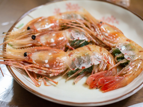 【-60冷凍】デカい！甘い！ブリブリ子持ちボタンエビ３㎏（６パック）