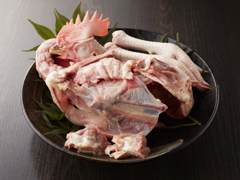 【夏ギフト】焼肉用!!安曇野地鶏丸ごと1羽セットスープ用ガラ付!総量3.5キロの大ボリューム!