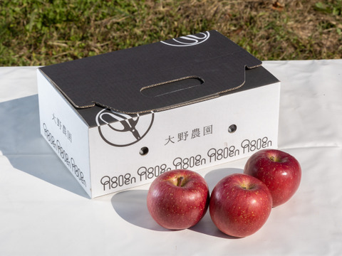 サンふじ　 大野農園を代表する品種「りんごの王様」8～6個程度（2kg程度）