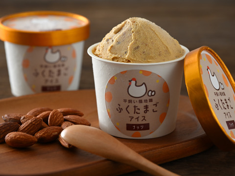 平飼いふくたまごアイス／ナッツ(６個セット)