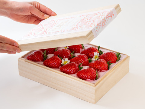 ✨️🏆[全国いちご品評会銀賞]🍓✨️木箱(中サイズ)✨