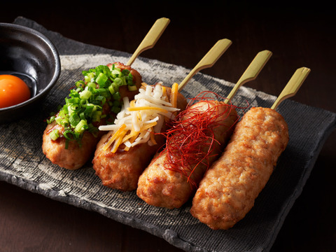 ふっくらジューシー！レンジで簡単！みつせ鶏焼きつくね串 8本