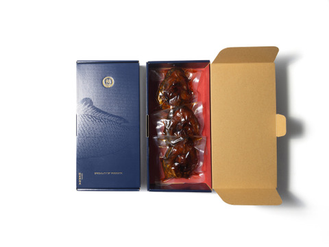 new!【ギフト】【水産庁長官賞受賞】鯉の甘煮ミニ1切×3袋入(真空パック/ギフト箱入/短冊のし可能)