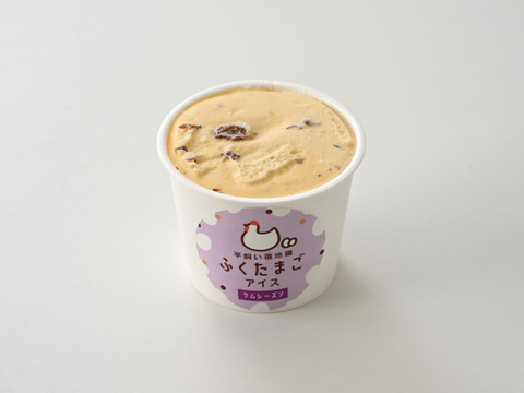 平飼いふくたまごアイス／ラムレーズン(６個セット)